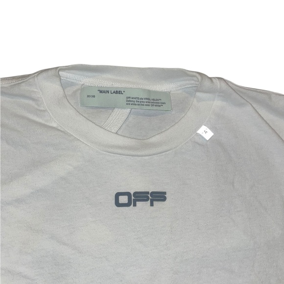 Off white Virgil Abloh mens L white shirt - Picture 3 of 5
